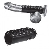 Сбруя на член на шнуровке 5  Cock Sheath - BlueLine - купить с доставкой в Армавире