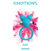 Голубое эрекционное виброколечко Emotions Minnie Breeze - Lola Games - в Армавире купить с доставкой