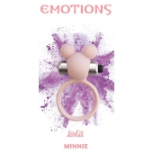 Розовое эрекционное виброколечко Emotions Minnie Light pink - Lola Games - в Армавире купить с доставкой