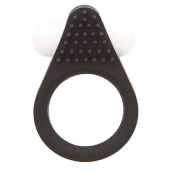 Чёрное эрекционное кольцо LIT-UP SILICONE STIMU RING 1 BLACK - Dream Toys - в Армавире купить с доставкой