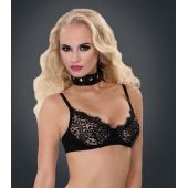 Полиуретановый ошейник с пуклями и D-кольцами Collar with Studs - Blush Novelties - купить с доставкой в Армавире