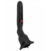 Чёрный вибростимулятор для головки члена с эффектом всасывания Vibrating Roto-Sucker - Pipedream - в Армавире купить с доставкой