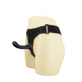 Страпон с изогнутой головкой Ultra Harness Curvy Dildo - 15,8 см. - Baile - купить с доставкой в Армавире