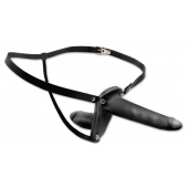 Женский страпон с вагинальной пробкой Double Penetrix Strap-on - 15 см. - Pipedream - купить с доставкой в Армавире