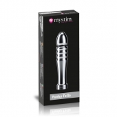 Ребристый фаллоимитатор для электростимуляции Funky Fella Rill Dildo - 13 см. - MyStim - купить с доставкой в Армавире