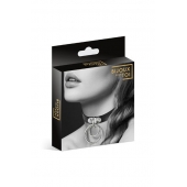 Черный чокер с двумя кольцами - Bijoux Pour Toi - купить с доставкой в Армавире