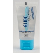 Интимная смазка на водной основе Glide - 30 мл. - HOT - купить с доставкой в Армавире