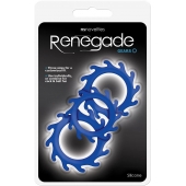 Набор из 3 синих эрекционных колец Renegade Gears - NS Novelties - в Армавире купить с доставкой