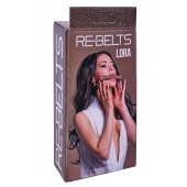 Кляп-трензель Lora с металлическими кольцами - Rebelts - купить с доставкой в Армавире