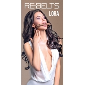 Кляп-трензель Lora с металлическими кольцами - Rebelts - купить с доставкой в Армавире