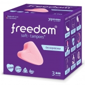 Женские гигиенические тампоны без веревочки FREEDOM normal - 3 шт. - Freedom - купить с доставкой в Армавире