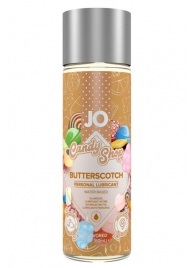 Смазка на водной основе Candy Shop Butterscotch с ароматом ирисок - 60 мл. - System JO - купить с доставкой в Армавире