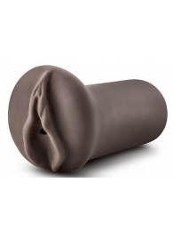 Коричневый мастубратор-вагина Nicole s Kitty - Blush Novelties - в Армавире купить с доставкой