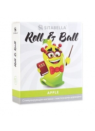 Стимулирующий презерватив-насадка Roll   Ball Apple - Sitabella - купить с доставкой в Армавире