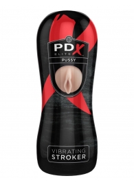 Мастурбатор-вагина Vibrating Pussy Stroker с вибрацией - Pipedream - в Армавире купить с доставкой