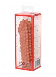Телесная насадка на фаллос с бугорками KOKOS Extreme Sleeve 10 - 15,8 см. - KOKOS - в Армавире купить с доставкой