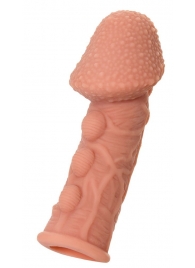 Насадка на фаллос с пузыриками, венками и ребристостью KOKOS Extreme Sleeve 09 - 12,7 см. - KOKOS - в Армавире купить с доставкой