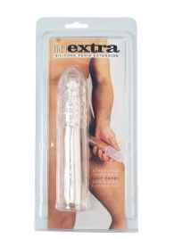 Насадка-удлинитель из прозрачного силикона LIDL EXTRA SILICONE PENIS EXTENSION - Seven Creations - в Армавире купить с доставкой
