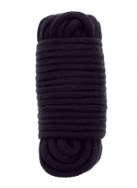 Черная веревка для связывания BONDX LOVE ROPE - 10 м. - Dream Toys - купить с доставкой в Армавире
