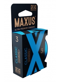Классические презервативы в железном кейсе MAXUS Classic - 3 шт. - Maxus - купить с доставкой в Армавире