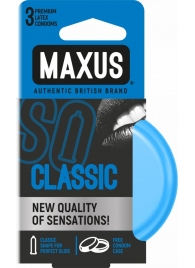 Классические презервативы в железном кейсе MAXUS Classic - 3 шт. - Maxus - купить с доставкой в Армавире