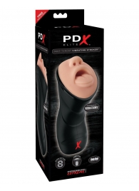 Мастурбатор-ротик Deep Throat Vibrating Stroker - Pipedream - в Армавире купить с доставкой
