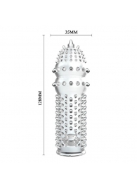 Закрытая прозрачная насадка Crystal sleeve - 14,2 см. - Erowoman-Eroman - в Армавире купить с доставкой