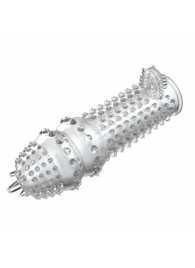 Закрытая прозрачная насадка Crystal sleeve - 14,2 см. - Erowoman-Eroman - в Армавире купить с доставкой