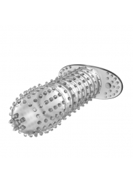 Закрытая прозрачная насадка Crystal sleeve - 12 см. - Erowoman-Eroman - в Армавире купить с доставкой