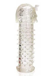 Закрытая прозрачная насадка на пенис Crystal Sleeve Faraon - 13,5 см. - Erowoman-Eroman - в Армавире купить с доставкой