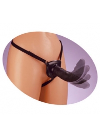 Черный податливый страпон Posable Partner Strap-On - 17,8 см. - Pipedream - купить с доставкой в Армавире