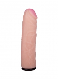 Черный пояс-трусики с насадкой  Гламур Dana  - 15,5 см. - LOVETOY (А-Полимер) - купить с доставкой в Армавире