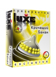 Презерватив LUXE  Exclusive  Кричащий банан  - 1 шт. - Luxe - купить с доставкой в Армавире