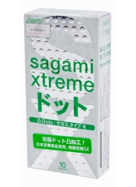 Презервативы Sagami Xtreme Type-E с точками - 10 шт. - Sagami - купить с доставкой в Армавире