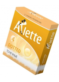 Презервативы Arlette Dotted с точечной текстурой - 3 шт. - Arlette - купить с доставкой в Армавире