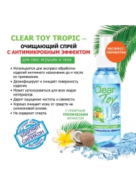Очищающий спрей для игрушек CLEAR TOY Tropic - 100 мл. - Биоритм - купить с доставкой в Армавире
