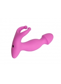 Розовый стимулятор простаты с усиками - 15 см. - 4sexdreaM - в Армавире купить с доставкой