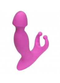 Розовый стимулятор простаты с усиками - 15 см. - 4sexdreaM - в Армавире купить с доставкой