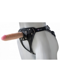 Универсальный мягкий пояс с насадкой Hard brutal BDSM-КОНСУЛ - 17 см. - LOVETOY (А-Полимер) - купить с доставкой в Армавире