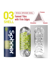 Мастурбатор SPINNER Shell - Tenga - в Армавире купить с доставкой