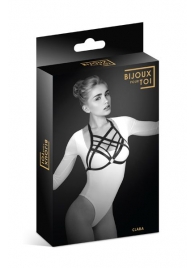 Черная упряжь на грудь Clara - Bijoux Pour Toi - купить с доставкой в Армавире