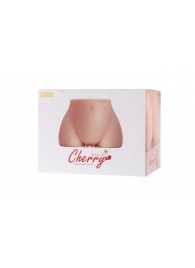 Мастурбатор-полуторс Cherry с вибрацией и двумя любовными тоннелями - KOKOS - в Армавире купить с доставкой