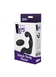 Черный вибромассажер простаты REMOTE BOOTY PLEASER - Dream Toys - в Армавире купить с доставкой