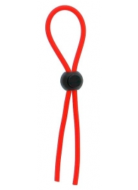 Красное эрекционное лассо с одной бусинкой-утяжкой STRETCHY THICK LASSO - Dream Toys - в Армавире купить с доставкой