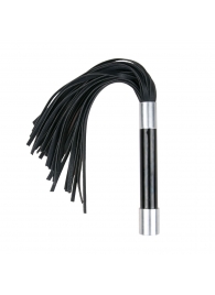 Черная плеть Easytoys Flogger With Metal Grip - 38 см. - Easy toys - купить с доставкой в Армавире