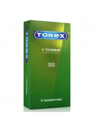 Текстурированные презервативы Torex  С точками  - 12 шт. - Torex - купить с доставкой в Армавире