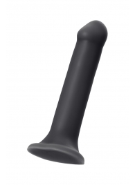 Черный фаллос на присоске Silicone Bendable Dildo XL - 20 см. - Strap-on-me - купить с доставкой в Армавире