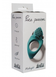 Зеленое эрекционное виброкольцо Pure Passion Midnight - Lola Games - в Армавире купить с доставкой