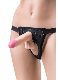 Телесный страпон на трусиках Realstick Hunter - 14,5 см. - ToyFa - купить с доставкой в Армавире