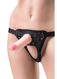 Телесный страпон на трусиках Realstick Jax - 17,9 см. - ToyFa - купить с доставкой в Армавире
